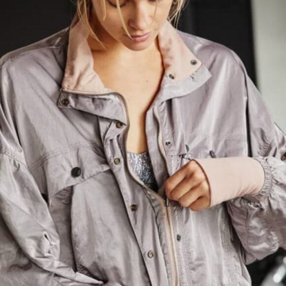 Free People Movement Opal Workout Jacket Size Large NWOT - Picture 3 of 11